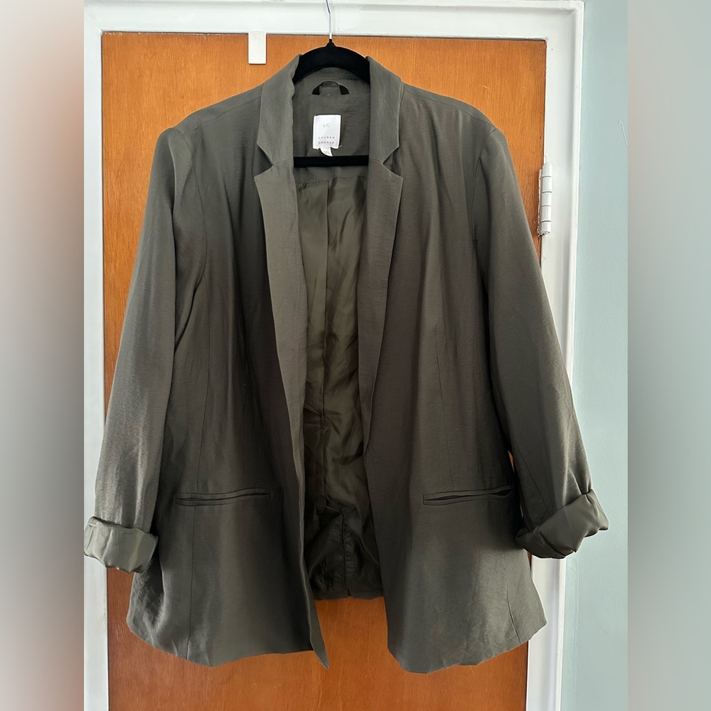 Lauren Conrad Olive Green Jacket GUC XXL